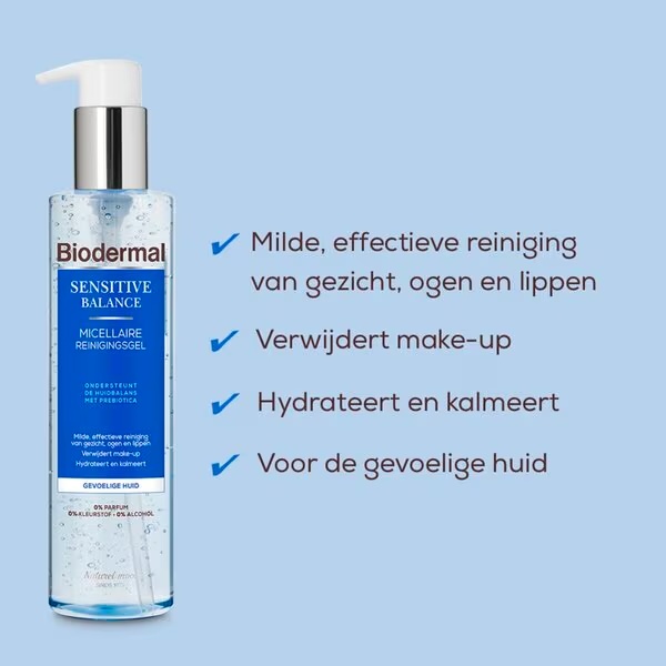 Biodermal Sensitive Balance micelarni gel za čišćenje<br>200ml - Osjetljiva koža