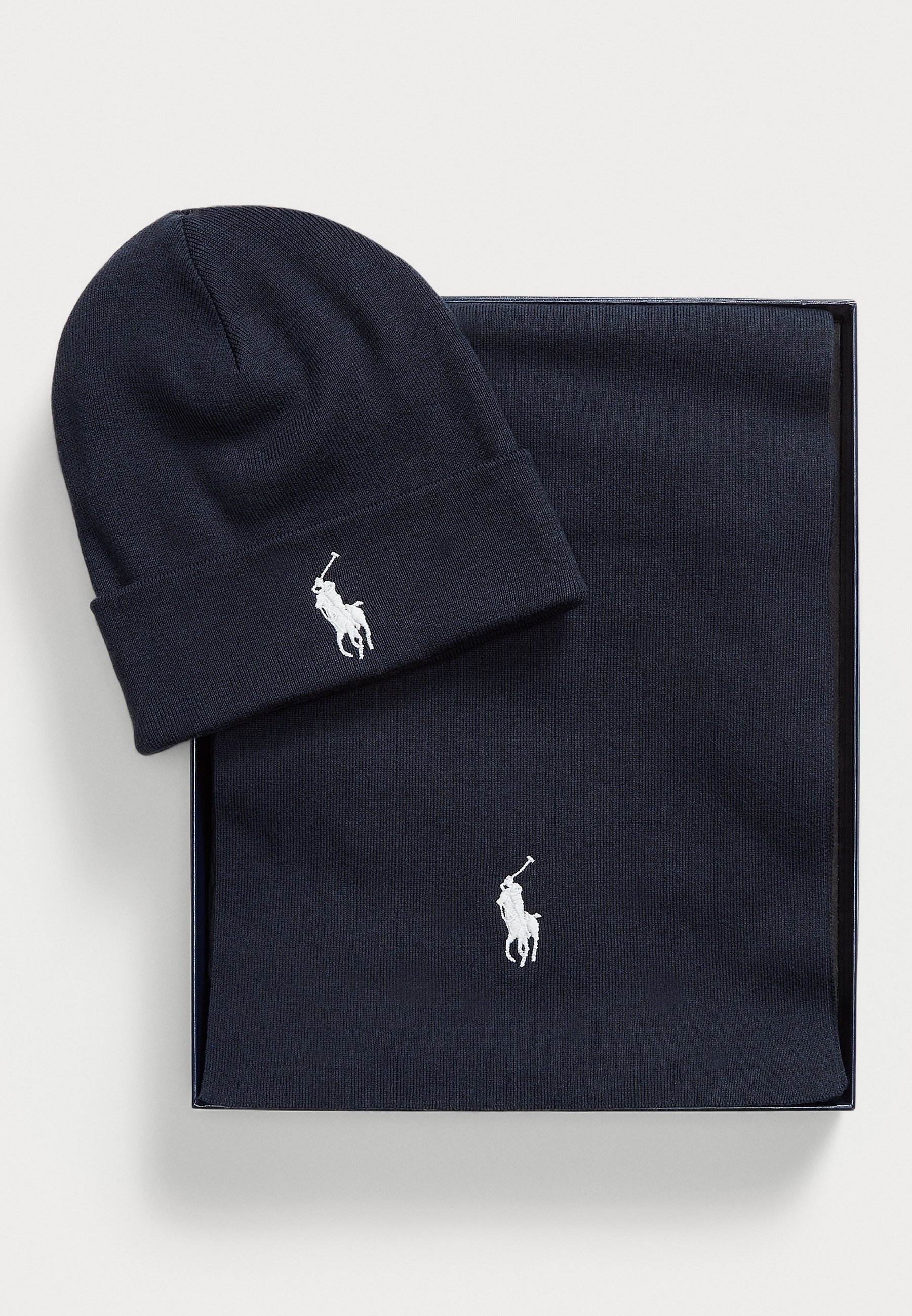 Set unisex Polo Ralph Lauren - Berretto - blu navy mélange