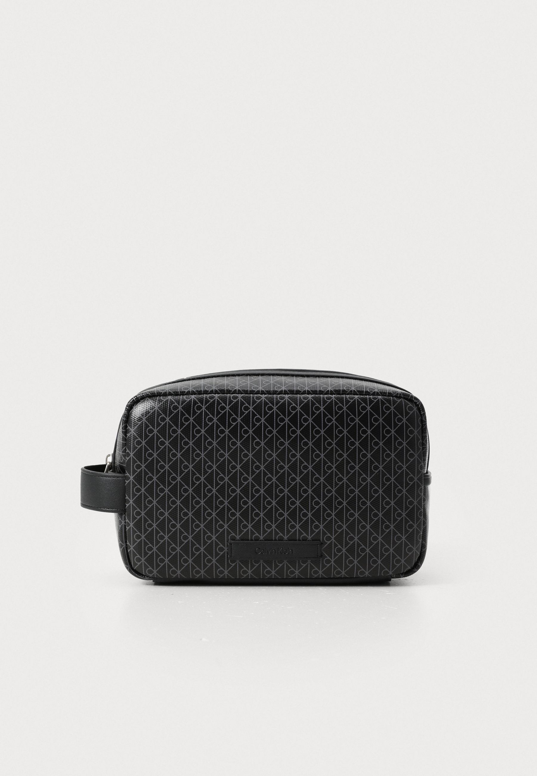 Pochette da toilette Calvin Klein COATED EMBLEM - nera
