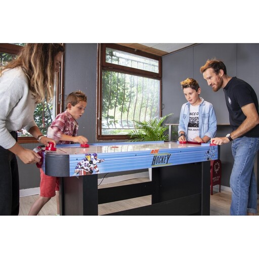Play4fun Air Hockey Table with 6-8W Pulsed Air System