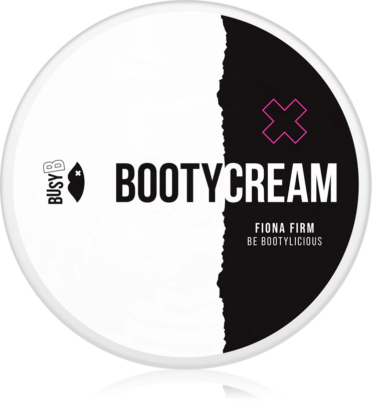 „BusyB Fiona Firm Booty Cream“ stangrinamasis kremas sėdmenims ir klubams.