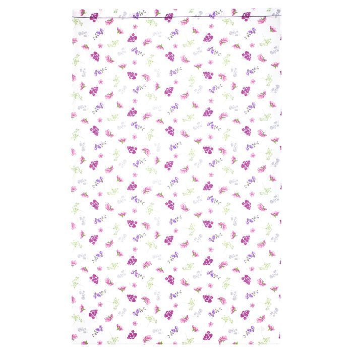 Sábana plana de algodón blanco PRETTY de 240x310 cm