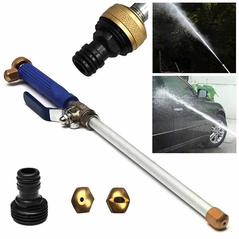 Auto-Hochdruck-Wasserpistole 46,5 cm Strahl Gartenreiniger Schlauch Lanze Düse Sprühgerät Bewässerungssprüher Sprinkler Reinigungswerkzeug Autowäsche