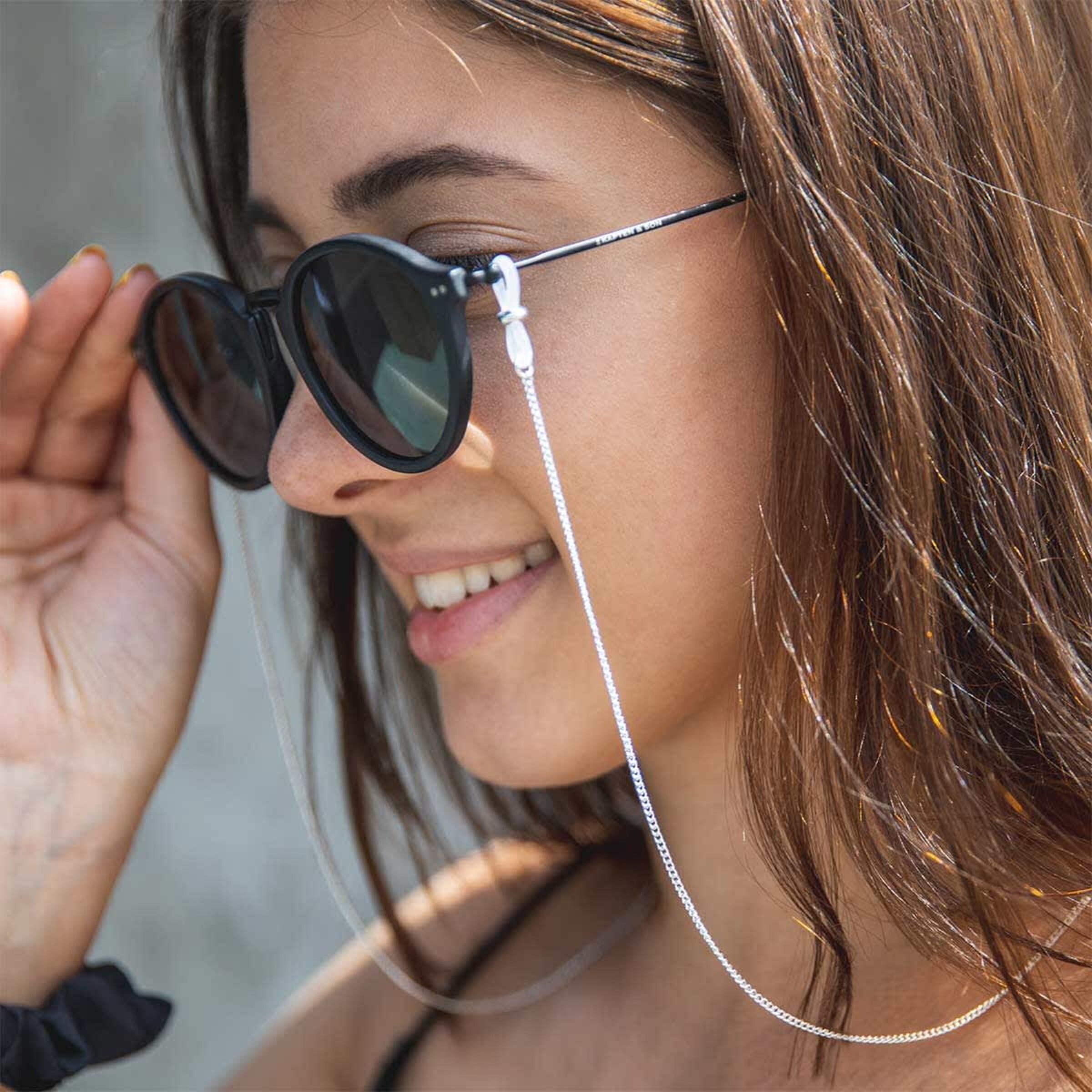 Chaîne de lunettes Arona argent