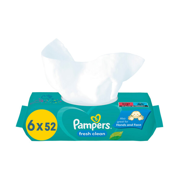 Fresh Clean vochtige doekjes, 12 stuks