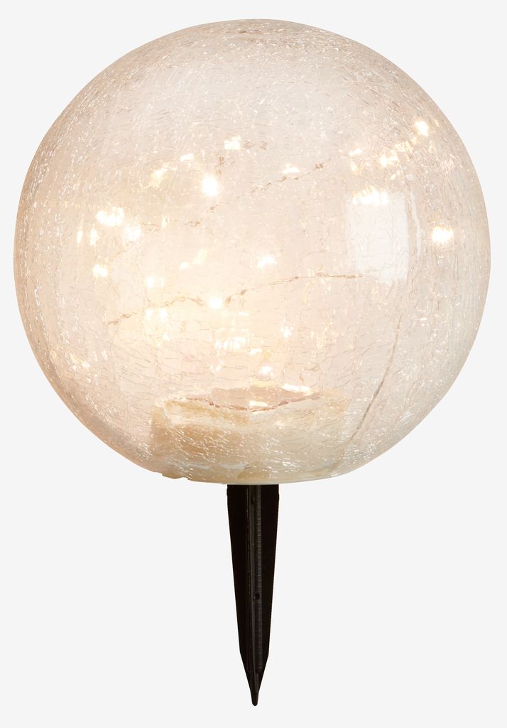 HAVVALE Solarna lampa HAVVALE Ø20xV29cm prozirna