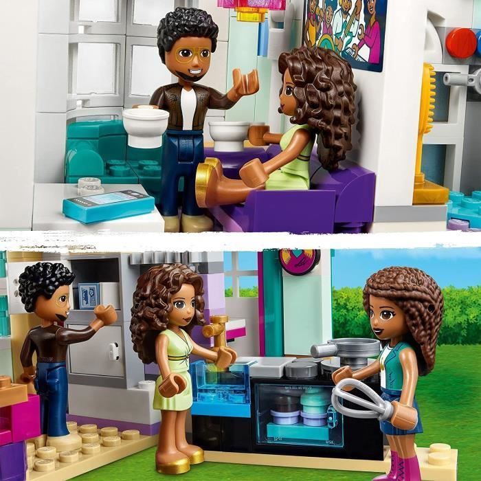 LEGO Friends Dollhouse - Andrea's Family Home - 2 Floors - Garage Door - Swimming Pool
