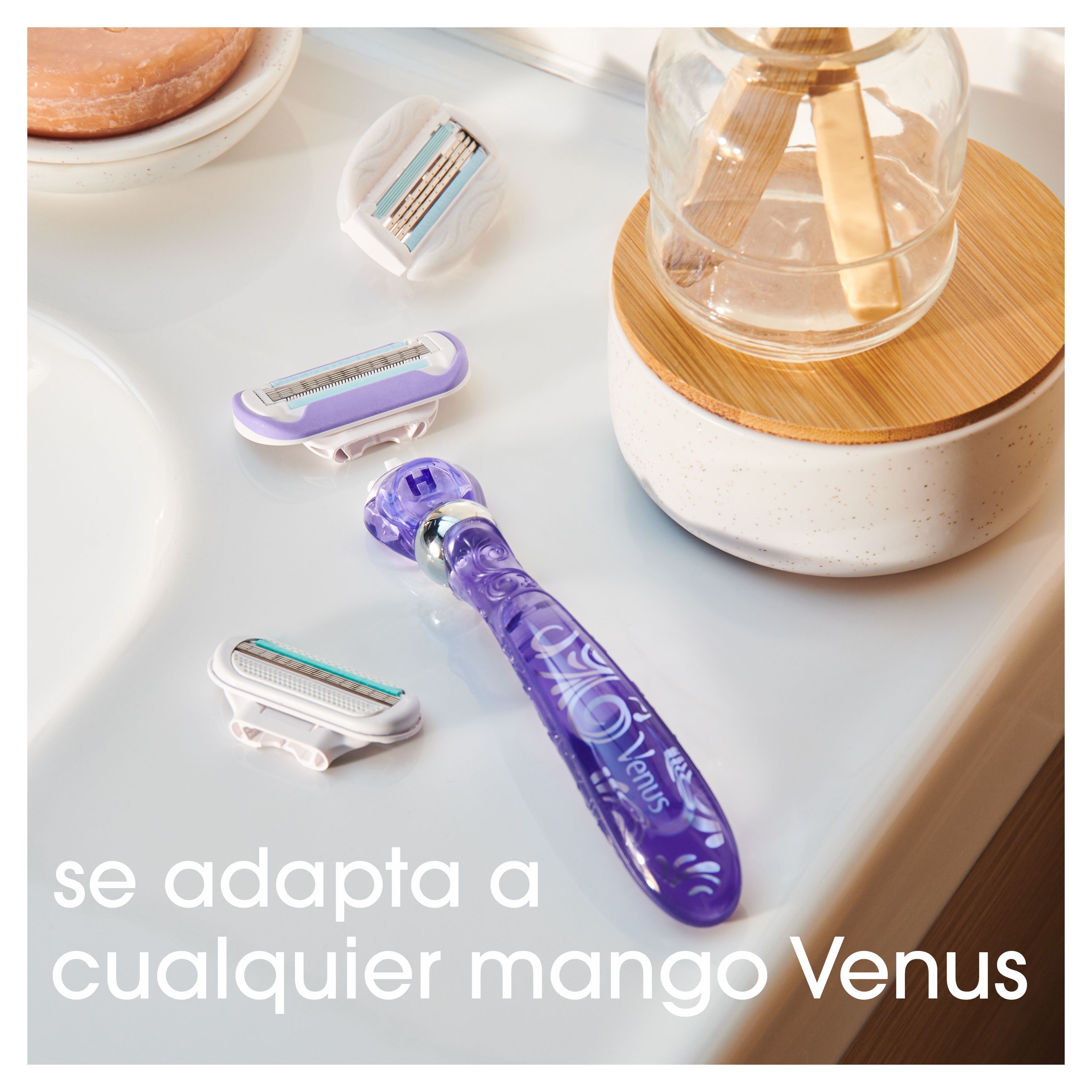 Moteriškas skustuvas „Venus Swirl“ Moteriški skustuvo peiliukai