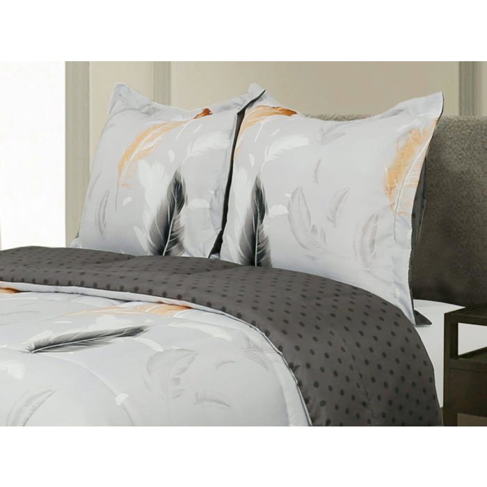 Couette Chaude 600 gsm 220x240cm+65x65cmx2 Confortable douceur extrême  EL-2022-037