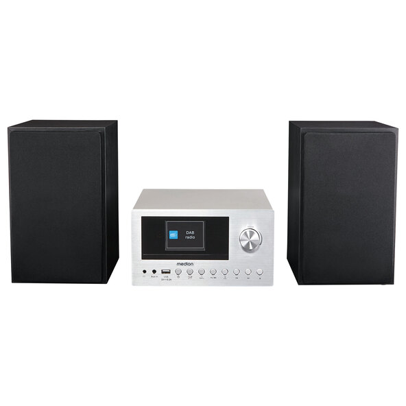 DAB+ Micro Audio System (MD85008), zilver