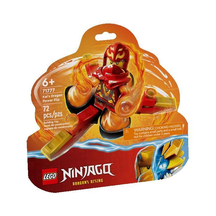 LEGO Ninjago 71777 El Spinjitzu Flip de Kai: Poder del Dragón, Regalos, Juguetes, Coleccionables, 6+