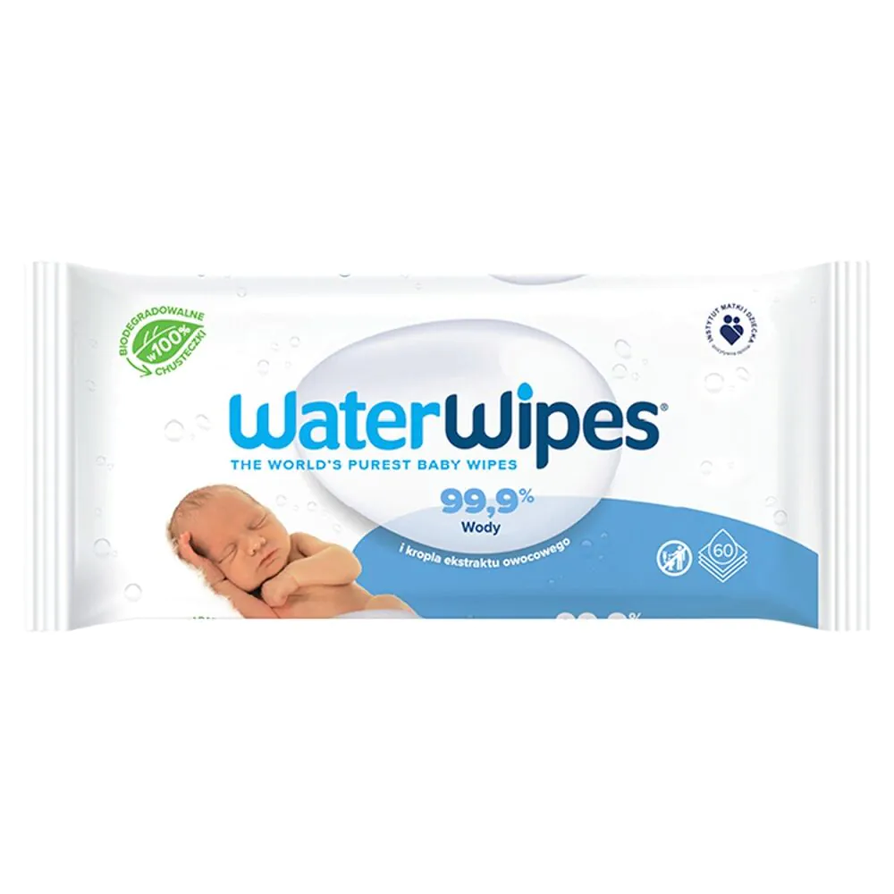 Water Wipes BIO Chusteczki nawilżane wodne, 60 szt.