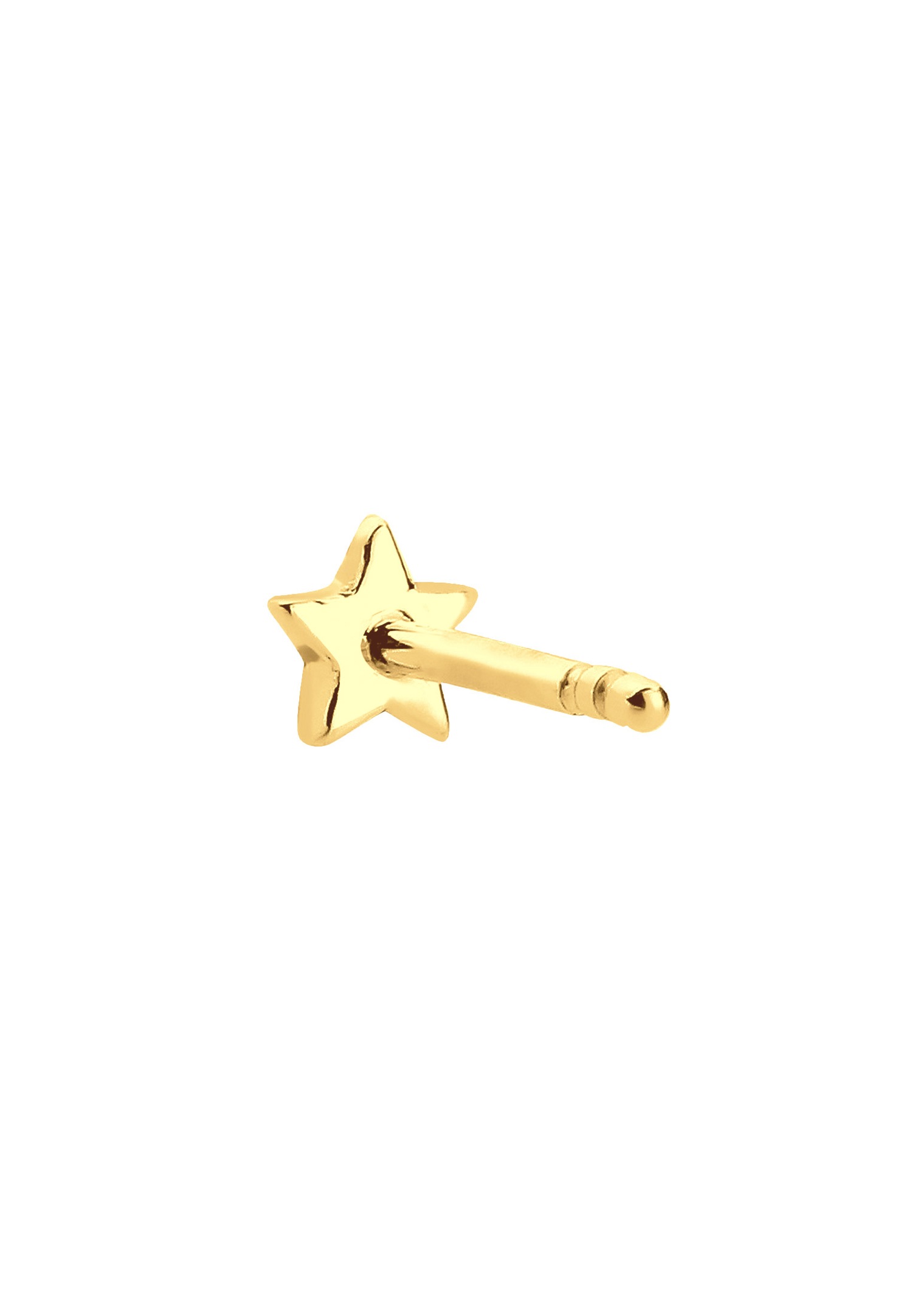 Elli Femmes clous d'oreilles étoile Astro pièce unique en argent sterling 925