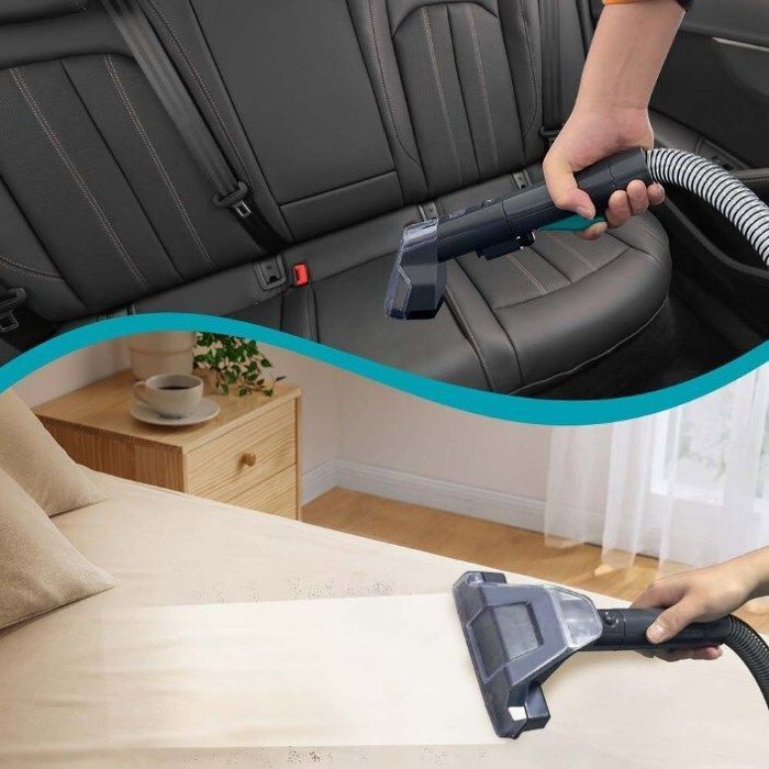 Nettoyeur de tapis de canapé filaire portable 11Kpa, machine à livres, double tête de brosse, aspirateur , déterminer, tissu, tache