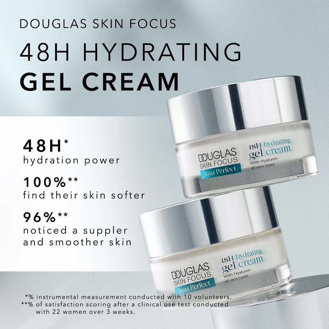 Douglas Collection Skin Focus Aqua Perfect 48H hidratantna gel krema dnevna krema - 50 ml