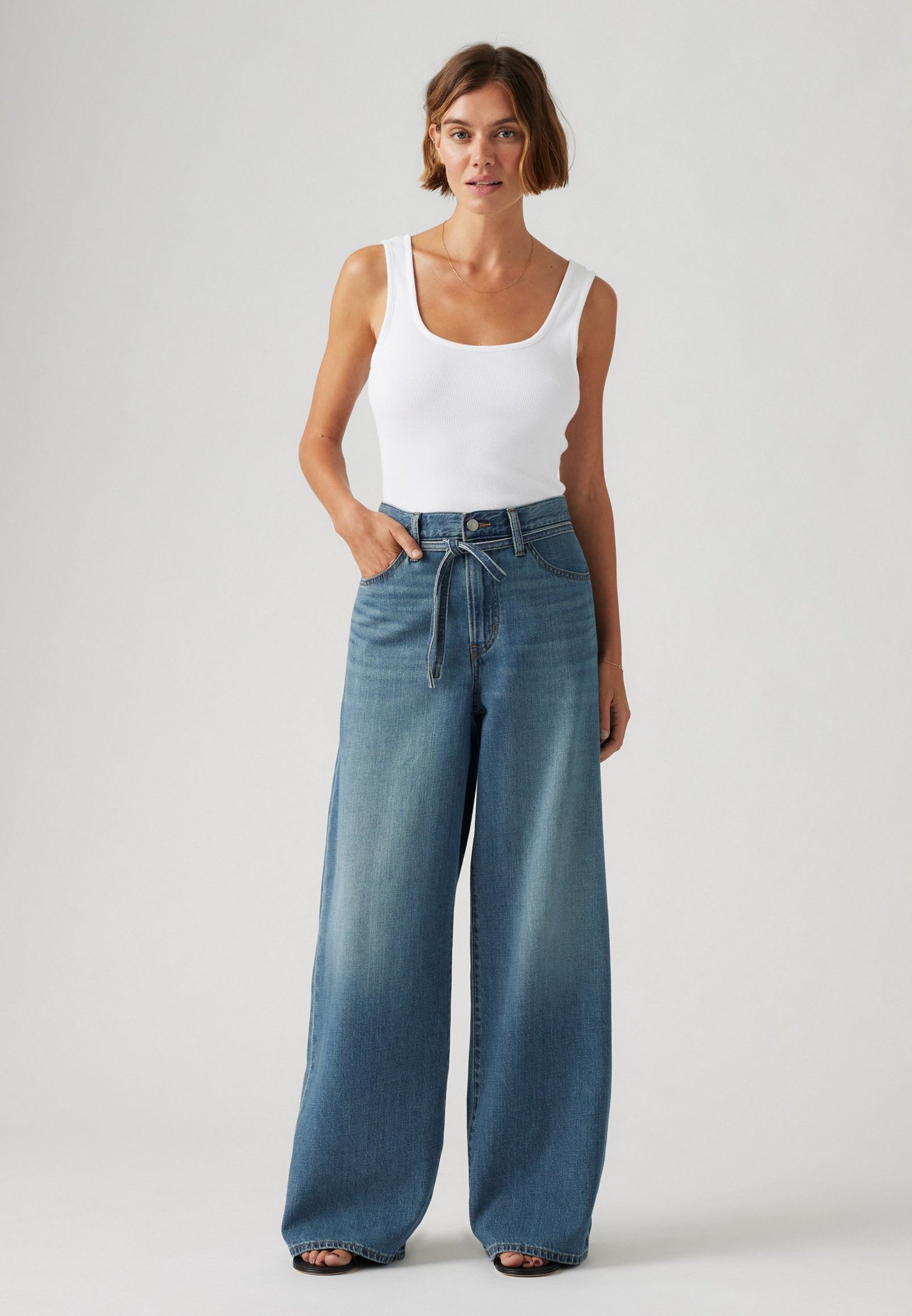 Levi's® XL STRAIGHT - Relaxed fit jeans - stop met het pluizen van linnen + denim