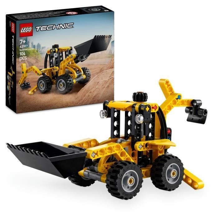 LEGO Technic 42197 Kaivurikuormaaja - Rakennussarja ja lahja 7-vuotiaille ja sitä vanhemmille pojille