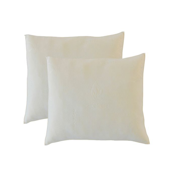 Set of 2 Snowflake Pillows 60x60 cm Memory Foam