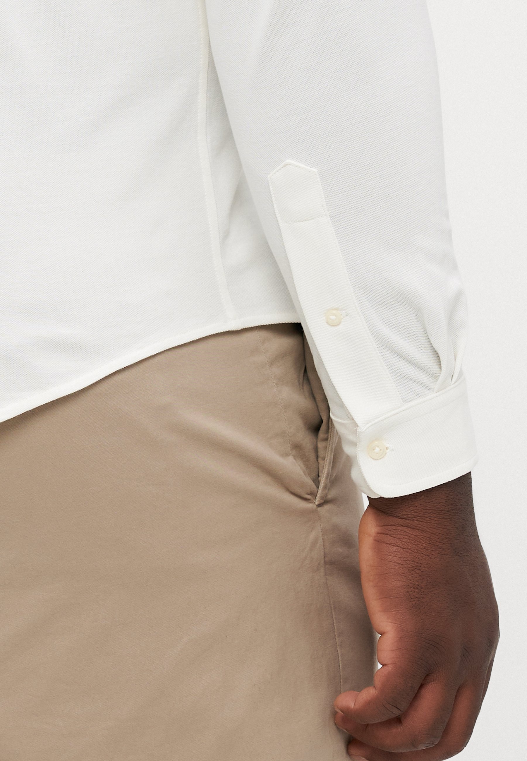 Polo Ralph Lauren Big & Tall Featherweight Mesh Shirt - Shirt - licht crème