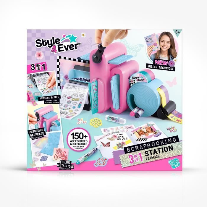 Studio de Scrapbooking 3 en 1 Style 4 Ever - Personnalise Carnets et Déco Canal Toys Canal Toys