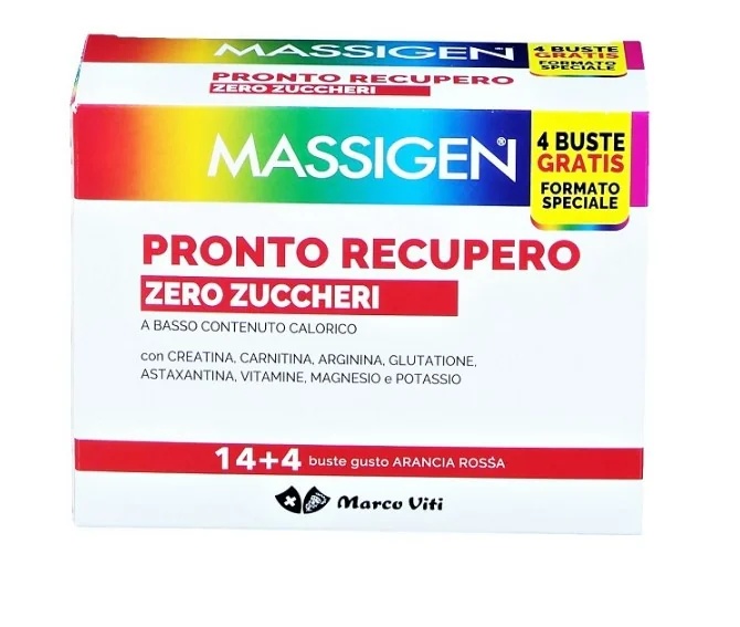 MASSIGEN Massigen Ready Recovery Zéro Sucre 14 sachets + 4 sachets sans sucre