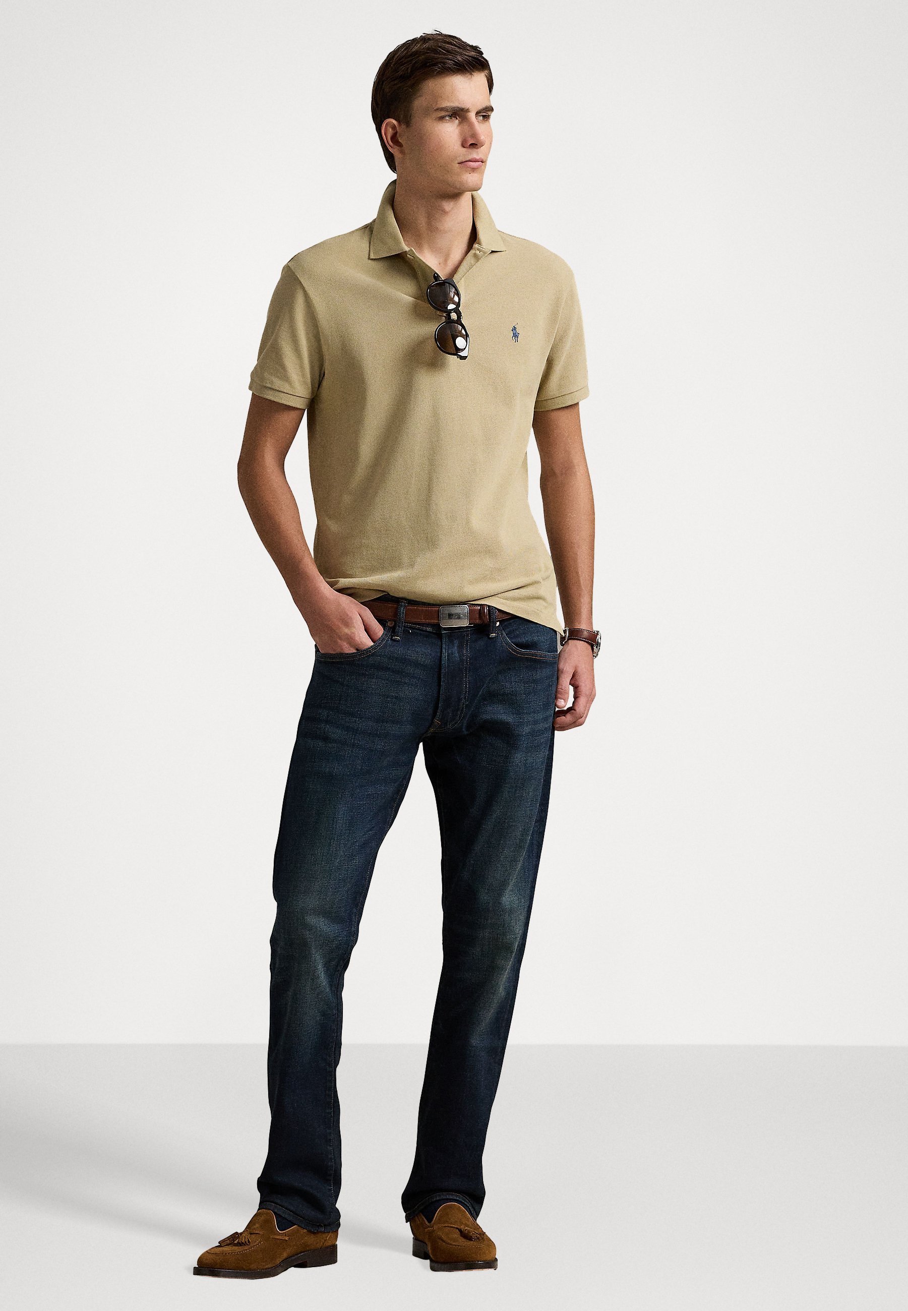 Polo Ralph Lauren MANICA CORTA - Polo - beige costiero