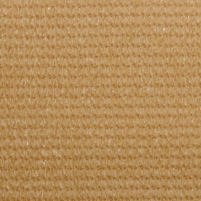 Vela ombreggiante Sunnylaxx - Parasole rettangolare 3x4 metri - Traspirante e resistente - Colore sabbia