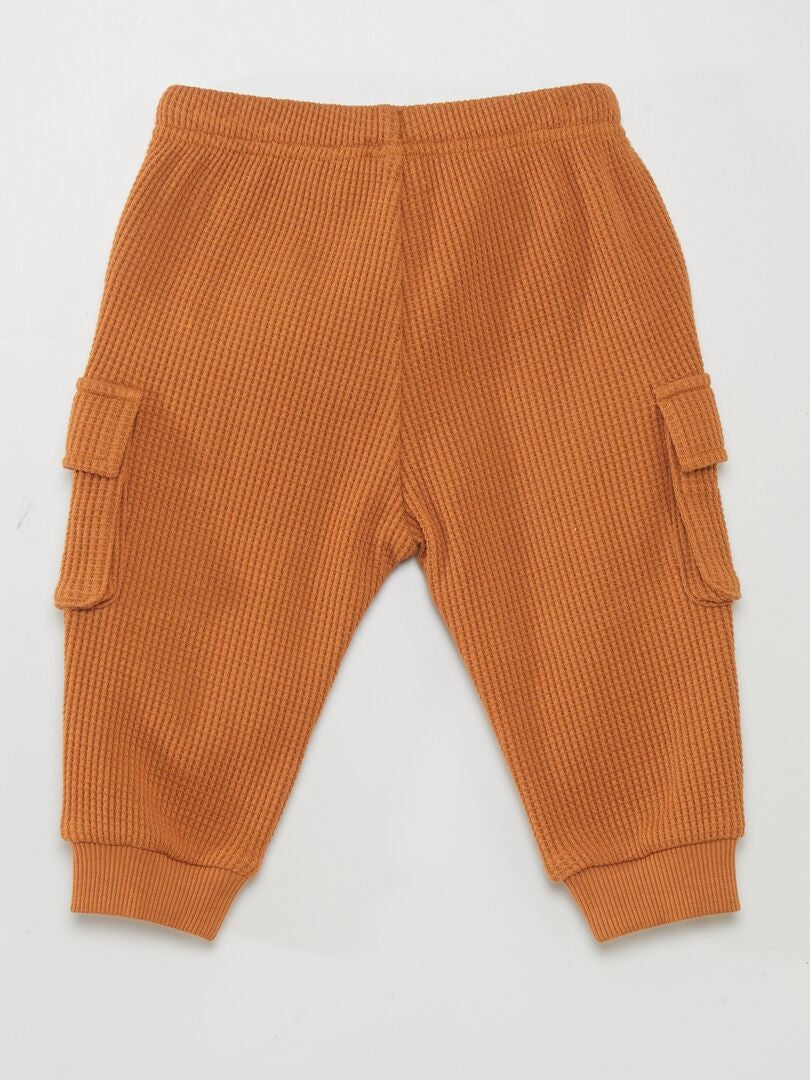 Honingraat Joggingbroek - ORANJE