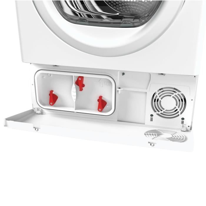 Sèche-linge pompe à chaleur CANDY CS EH9N2LE-S Smart - 9 kg - Bac EasyCase - Classe D - Blanc