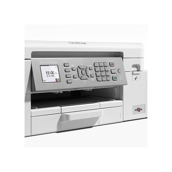 Stampante multifunzione Brother MFC-J4340DWE a getto d'inchiostro, Wi-Fi Direct e stampa fronte/retro.