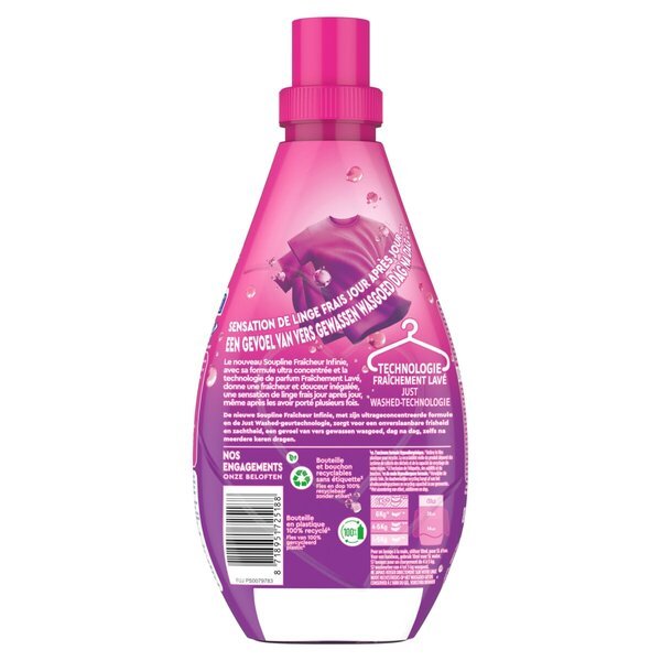 Mehčalec za perilo Soupline Infinite Freshness Floral Happiness, 800 ml, 57 pranj
