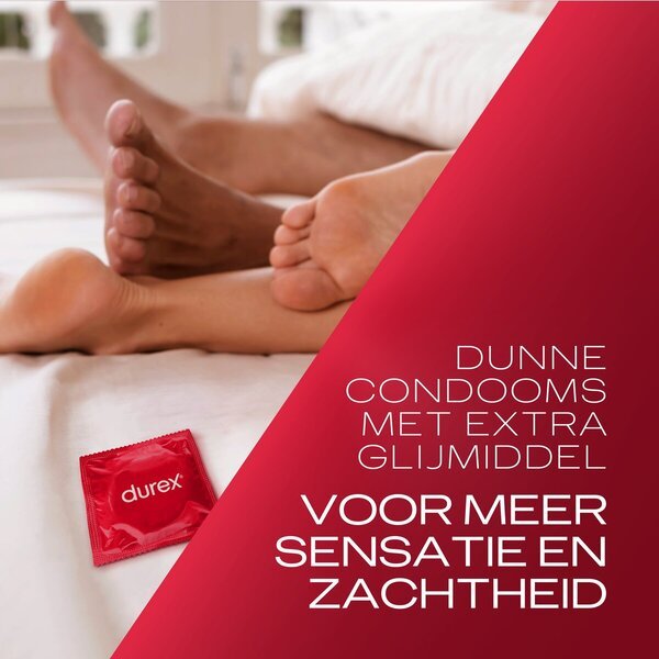 „Durex Thin Feel Extra Lube“ prezervatyvai<br>Medicinos prietaisas - 40 vnt.