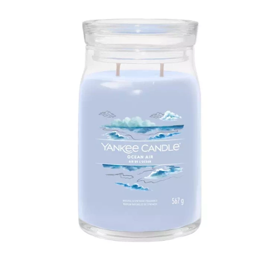 Yankee Candle Signature duża świeca zapachowa Ocean Air 567 g