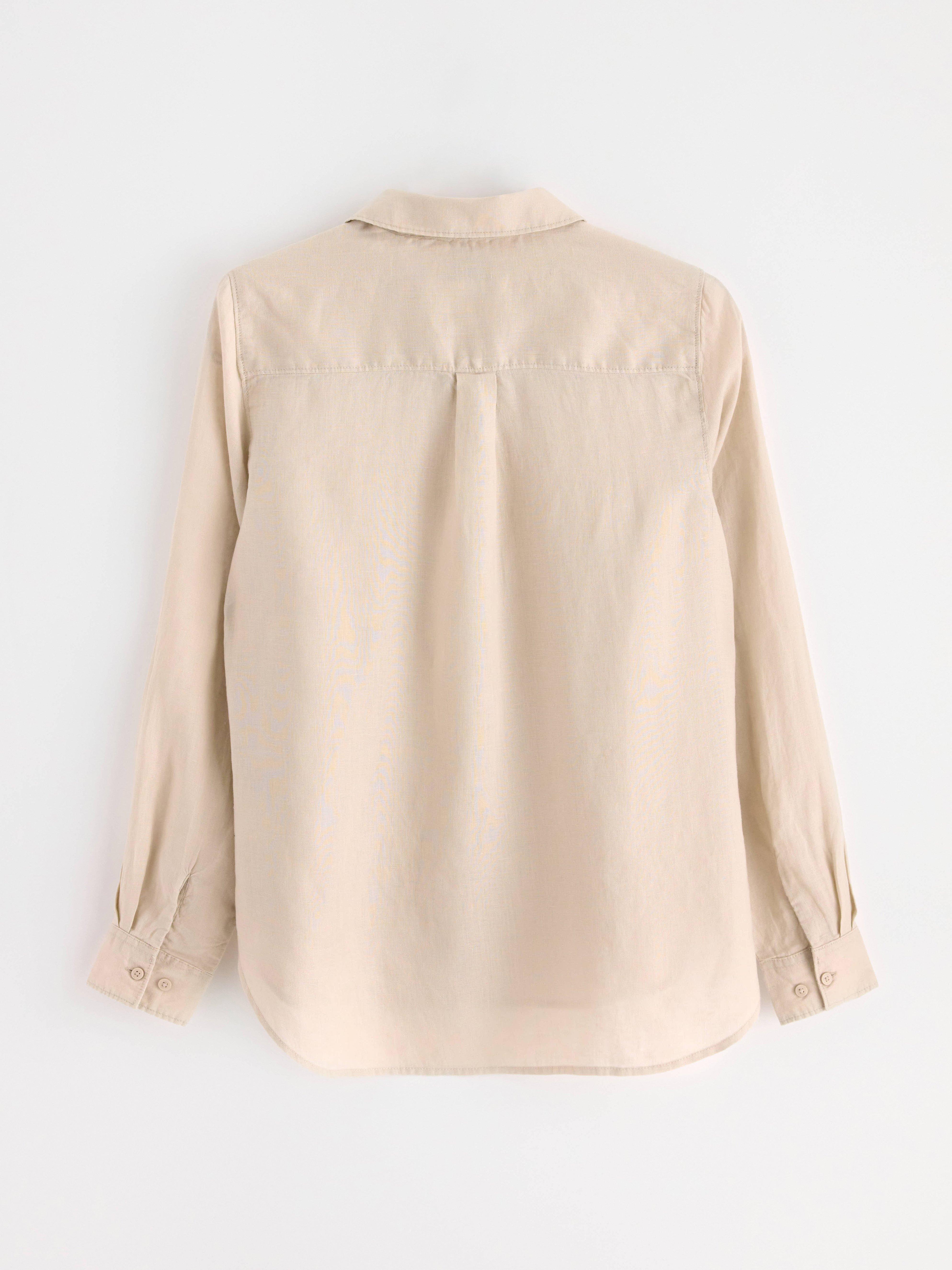 Linskjorte lys beige