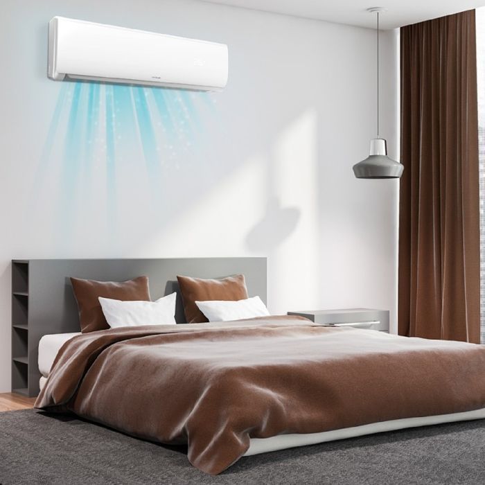 Aire acondicionado split Cecotec AirClima 18000 Smartfresh, 18000 BTU, motor de CC, bomba de calor, control remoto, pantalla LED.
