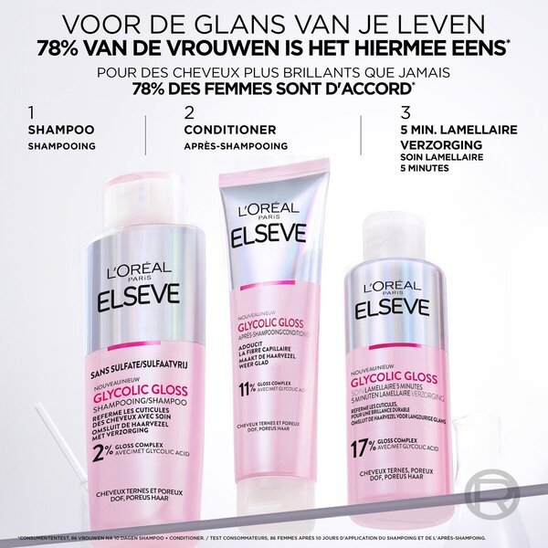 L'Oréal Paris Elseve Glycolic Gloss 5 Minute Lamellar Care 200ml