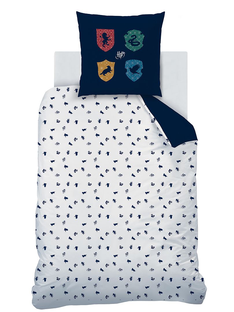 Juego de cama individual de Harry Potter - Azul marino