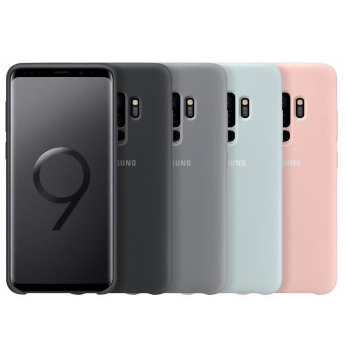 Samsung Coque Silicone S9+ Rose