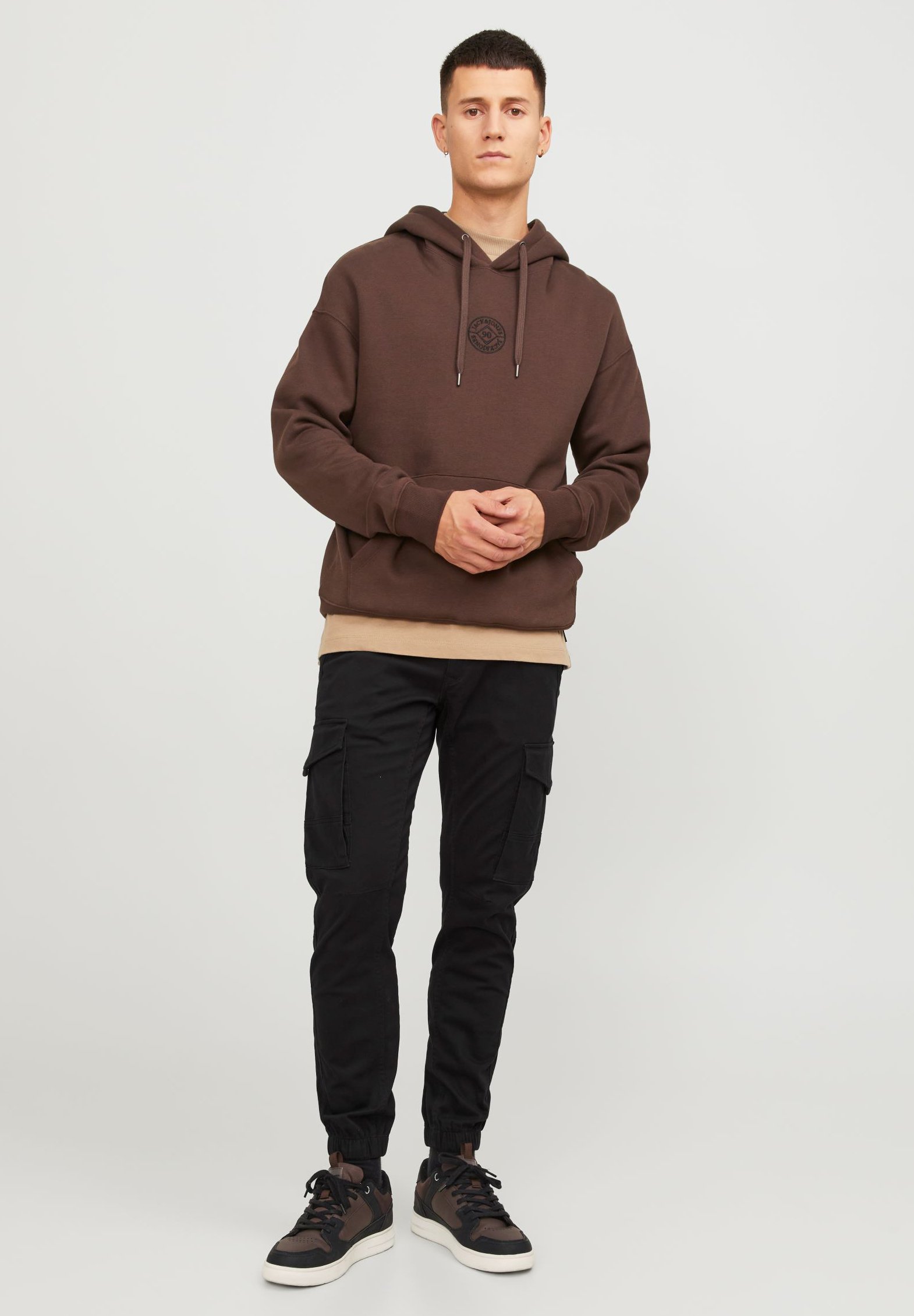 Jack & Jones JPSTPAUL FLAKE - Cargobroek - zwart