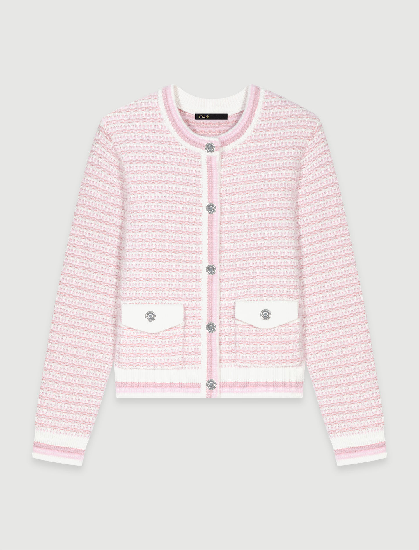 Gebreid vest - Roze