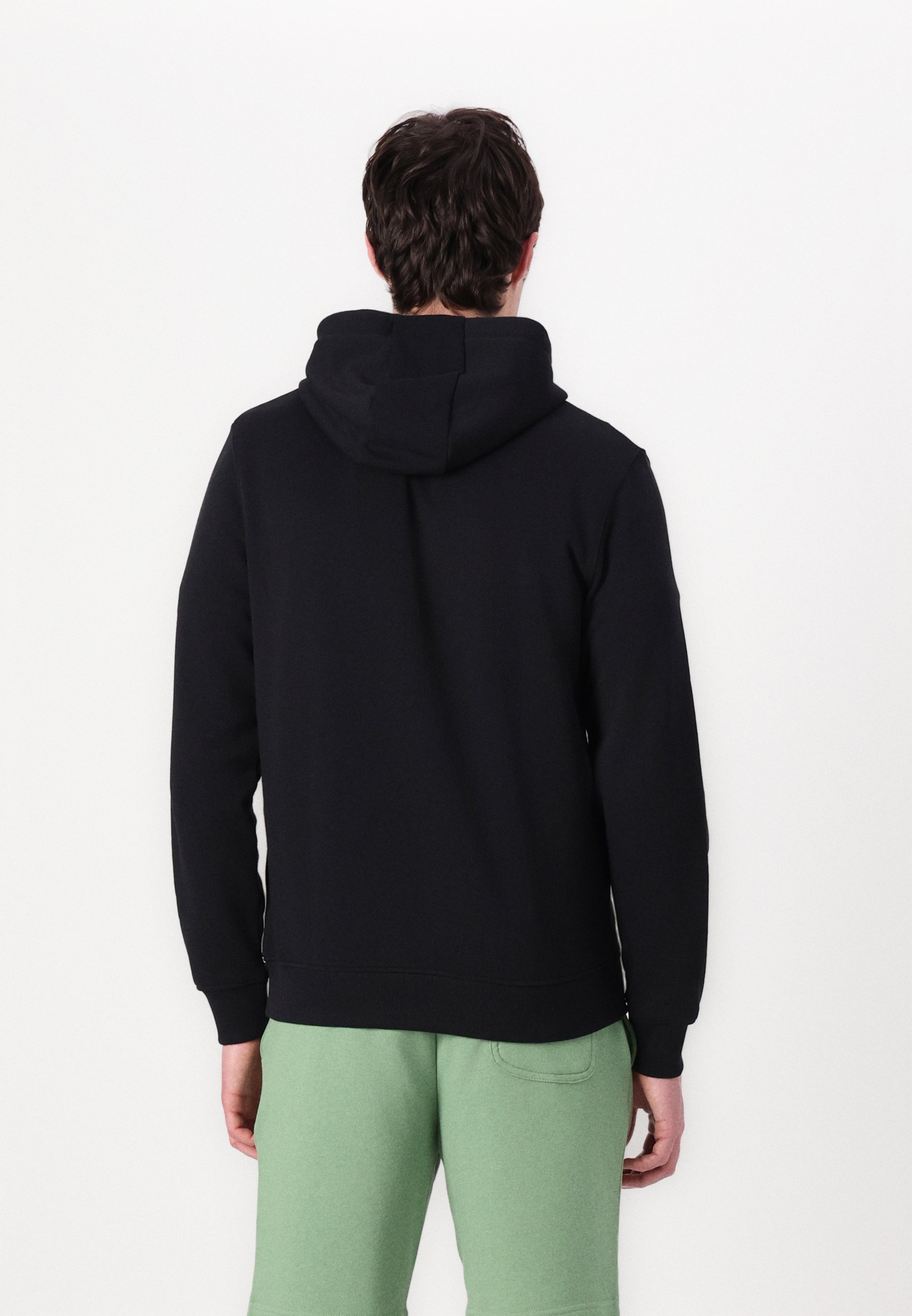Felpa con cappuccio e zip Lyle & Scott - Felpa con zip - nero intenso