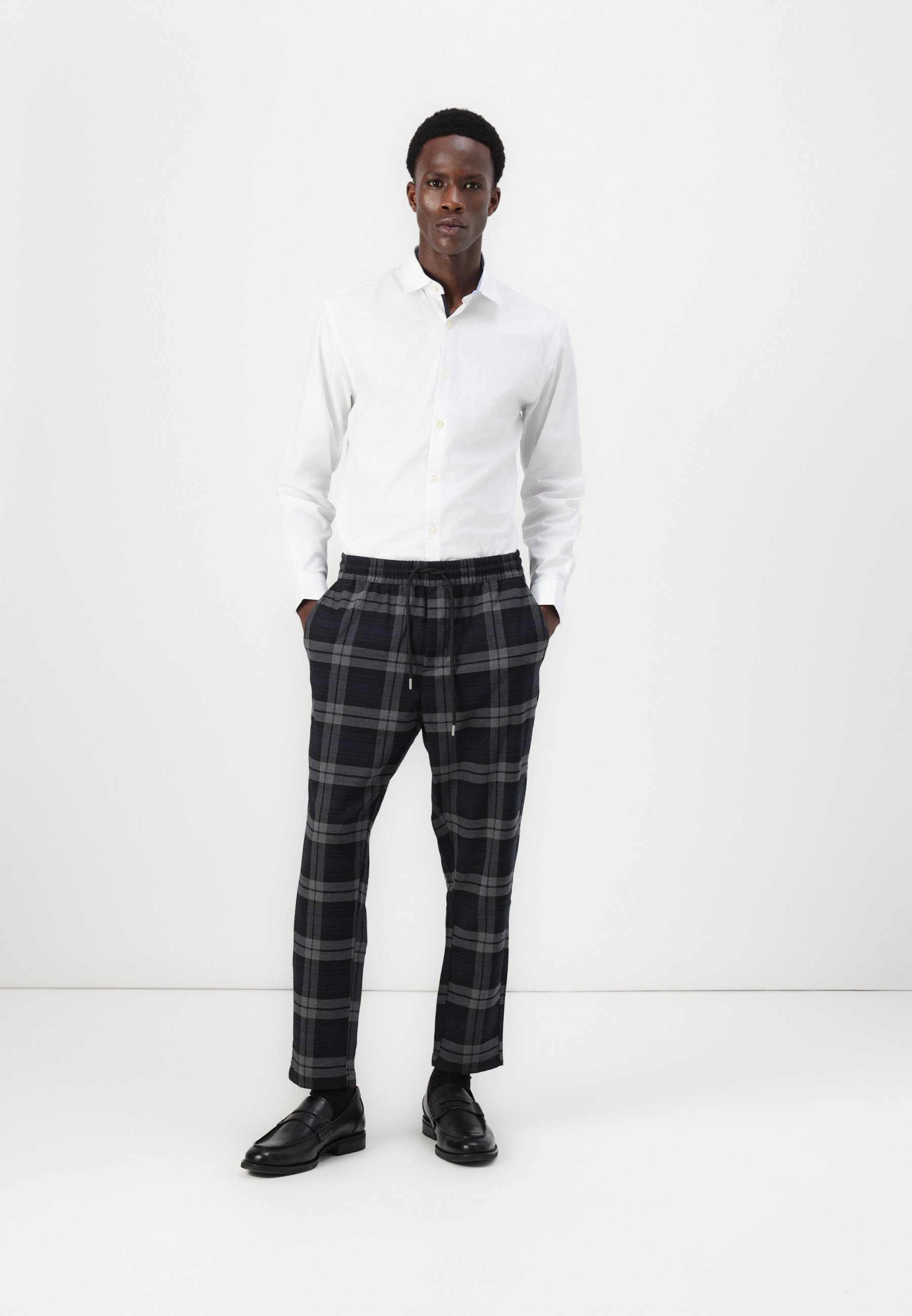 Only & Sons ONSLINUS Karohose - Dunkelblau