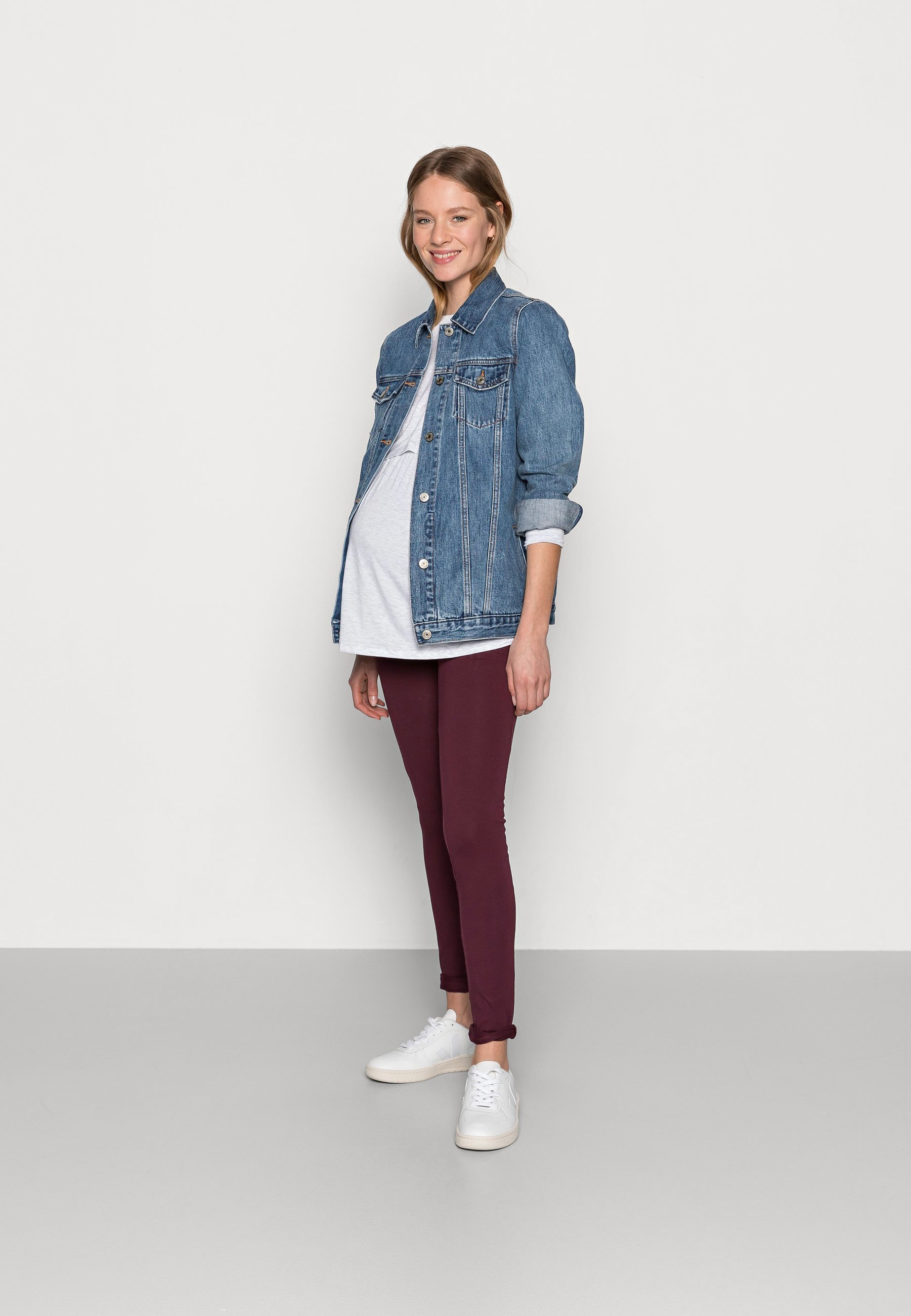 Ensemble de 3 leggings et pantalons Anna Field MAMA - Noir/Bordeaux/Bleu foncé