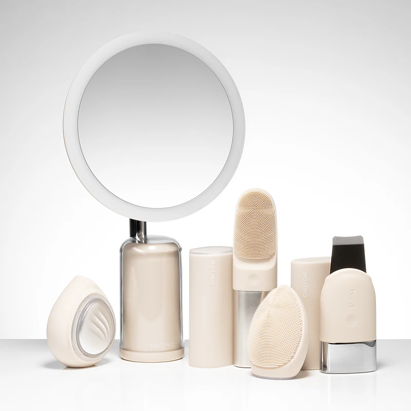 Notino Beauty Electro Collection Escova de limpeza facial com estojo de viagem