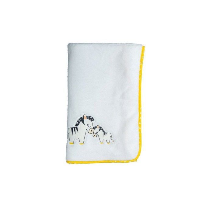 Cubierta de terciopelo blanco