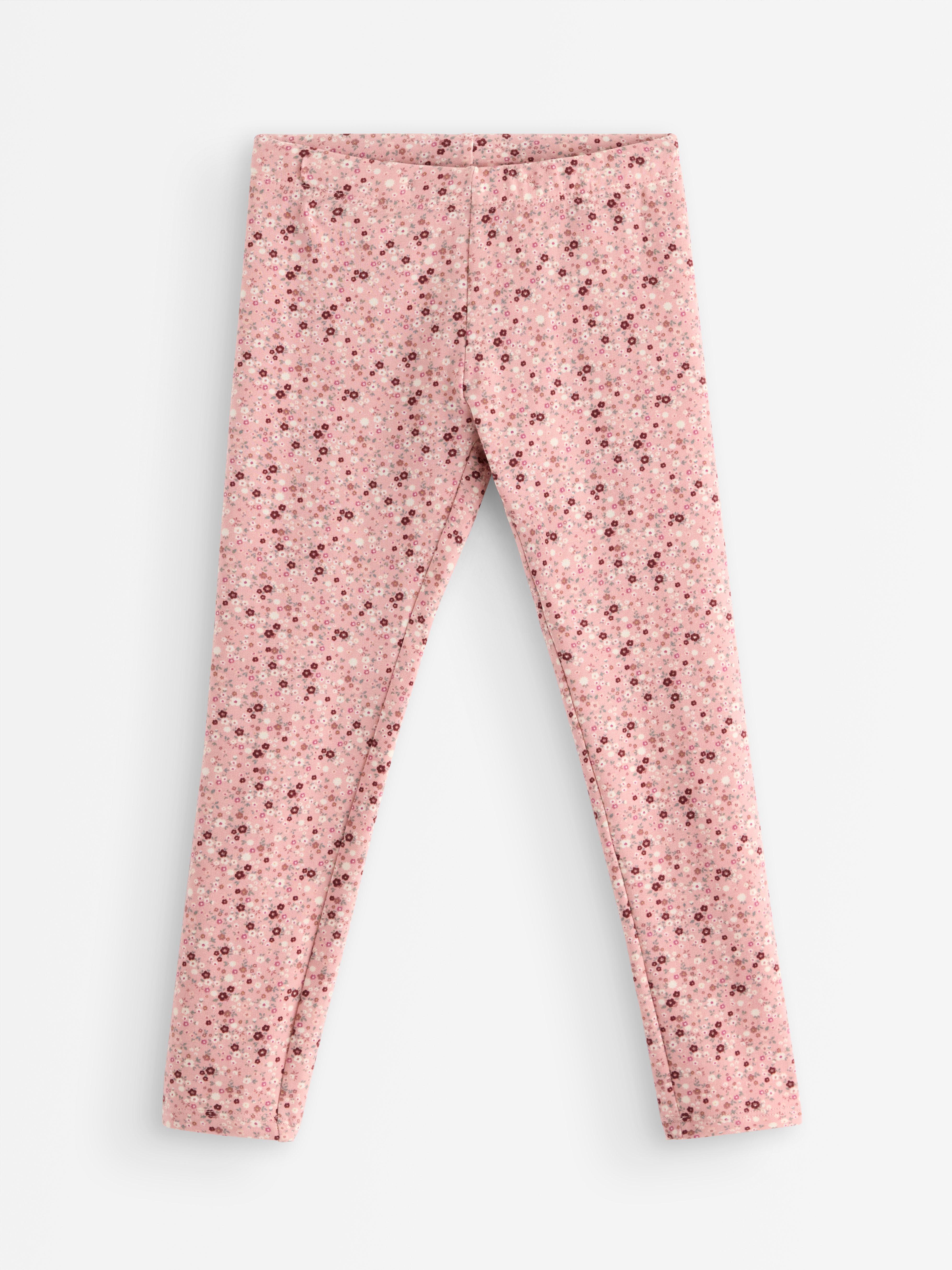 Legíny s kartáčovanou vnitřní stranou Dusty Pink