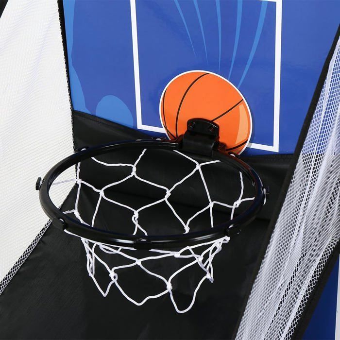 Tavolo da gioco multifunzione 5 in 1 per bambini - Con biliardo, tiro con l'arco, hockey, ping pong, pallacanestro e giochi interattivi genitore-figlio.