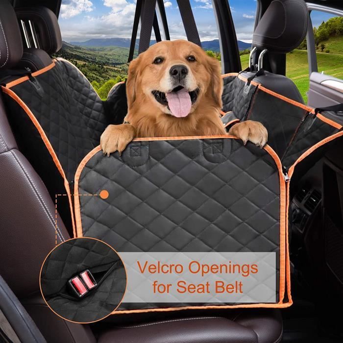 Funda impermeable para el asiento trasero del coche, ideal para mascotas. Protector de asiento trasero y funda tipo hamaca de viaje para perros.