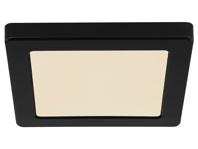Plafon Lasse LED 16 cm akrylowy czarny