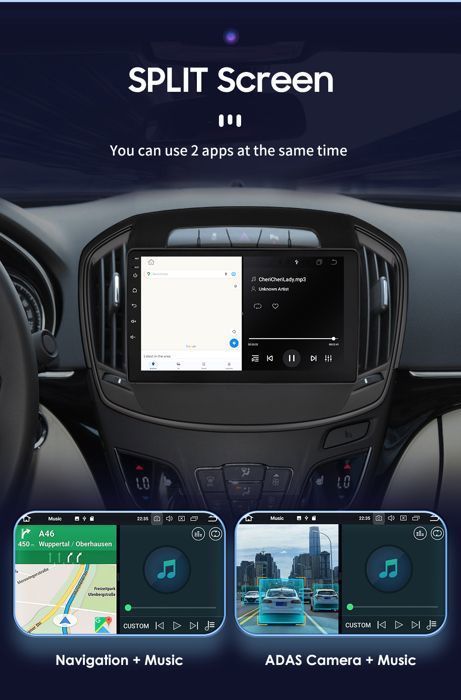 4G+64G 2Din Android 12 autoradio voor Buick Regal Opel Insignia 2014-2017 multimediaspeler Carplay audio stereo 4G wifi Bluetooth